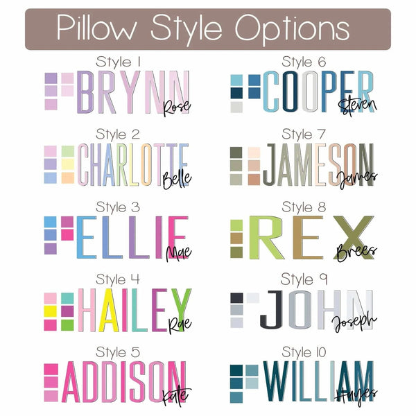 Personalized Snuggle Pillow