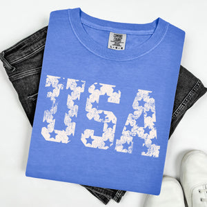 USA white stars