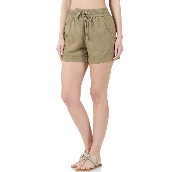Linen Pocket Shorts